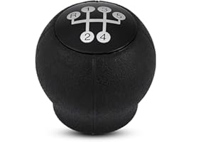 VOBOR Pomo palanca de cambios,Perilla de cambio de engranaje Perilla de palanca de engranaje del carro de velocidad de 5 velocidades Compatible con Vauxhall/Opel Corsa C B Vectra B Astra G F