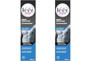 Veet Mężczyźni - Krem do depilacji dla mężczyzn - Skóra wrażliwa - 200 ml - Zestaw 2 szt