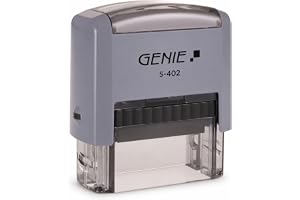 GENIE S-402 Stämpel Set, Grå, 4 Rader