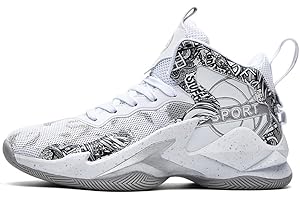 Xuanke Basketballschuhe Herren Damen Mode Sportschuhe Walkingschuhe Leicht Sneaker rutschfest Verschleißfest36-45EU