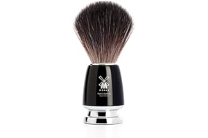 Brocha de Afeitar Fibra "Tejón Negro" Mühle M Serie Rytmo Negra