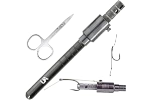 Ultimate Angling Fishing Tackle - Hair Rig Tying Tool & Braid Stainless Scissors | Makes Tying Hair Rigs Easy & Simple