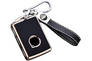 ontto Pokrowiec na breloczek do kluczy samochodowych pasuje do Volvo XC60, XC90 XC40 S90 V90 V90 etui na klucze crossowe TPU bezkluczykowy uchwyt na klucze brelok obudowa brelok akcesoria ochronne