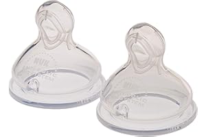 Nuk 80603582 Smoczek do Butelek, Przezroczysty, XL