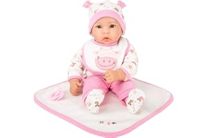 Small Foot Puppe Hanna inkl. ausziehbarer Bekleidung, Schnuller und weicher Kuscheldecke, für Kinder ab 2 Jahren, 11237 Spielzeug, Hannah