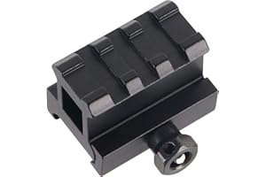 ToopMount Zielfernrohrmontagen Schiene Scope Riser Basismontage Aluminiumlegierung D0015 20-mm-Adapterhalterung für Picatinny/Weaver Rail Riser-Montage