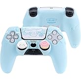 Kuitmor PS5 denetleyici koruyucu kılıf, kaymaz silikon koruyucu kılıf, sevimli &ccedil;izgi film koruyucu kılıf, PlayStation 5 Duals