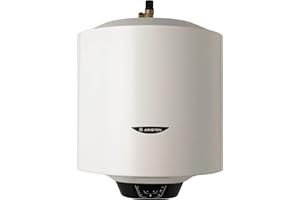 Ariston PRO1 ECO 50 L Electric Storage Water Heater with A 50 L, Inclusive Of Unvented Kit, B Class Erp Rating, Waterplus Technology, Manufactured To Be Installed In UK - 3820019. , White