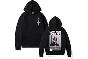 DPMTBD Kapuzenpullover Herren Travis Hoodie Hip Hop Scott Men's Hooded Pullover, Hoody, Sweatshirt, Fans Bekleidung