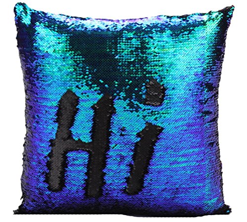 Sinotop Luxus Doppel Farbe Glitter Pailletten Kissenbezug Startseite Schlafzimmer Sofakissen Kissenabdeckung (style 5)