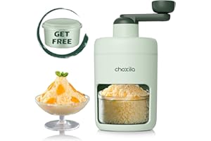 Choxila Rasierte Eismaschine Crushed Ice Maker - Snow Cone Machine Ice Crusher Maschine für Zuhause mit kostenlosen Eiswürfelschalen