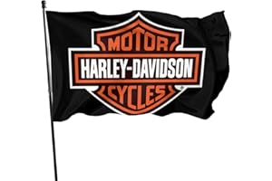 KATOUIGB Sarah Scott, Flagge für Motorradliebhaber, 90 x 150 cm, lebendige Farben und lichtbeständig, Heimdekoration, Gartendekoration, Außen-/Innendekoration (Stil 2)