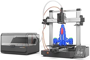 ANYCUBIC Kobra 3 V2 Combo Impresora 3D FDM, Impresión Multicolor (4-8 Colores), Secado e Impresión al Mismo Tiempo, Alta Velocidad 600 mm/s,Monitorización AI, Funciona con los Principales Filamentos
