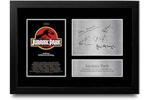 HWC Trading FR A4 Jurassic Park Cast Sam Neill Regali Stampati Autografo Firmato Immagine Per Gli Appassionati Di Memorabilia Di Film - A4 Incorniciato