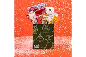 ‎KARL KARLO Karl Karlo Christmas Box Süß, Herzhaft & Gelassenheit | Fruchtriegel & Veganes Rote Beete Beef Jerky | Probierpaket mit verschiedenen Geschmacksrichtungen | Vegane Snacks ohne Zusatzstoffe, 7er Box