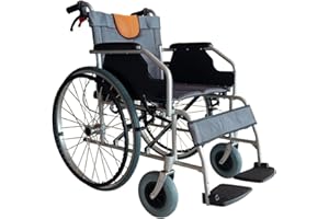 POLIRONESHOP LIGERA Silla de ruedas de aluminio plegable y autopropulsable