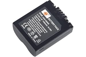 DSTE ELECTRON DSTE CGR-S006E S006E Batería compatible con Panasonic Lumix DMC-FZ30, DMC-FZ50, DMC-FZ28, DMC-FZ18, DMC-FZ8, DMC-FZ38, DMC-FZ35, DMC-FZ7