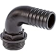 Poly Hosetail 1" BSP Male Elbow to 25 mm hosetail