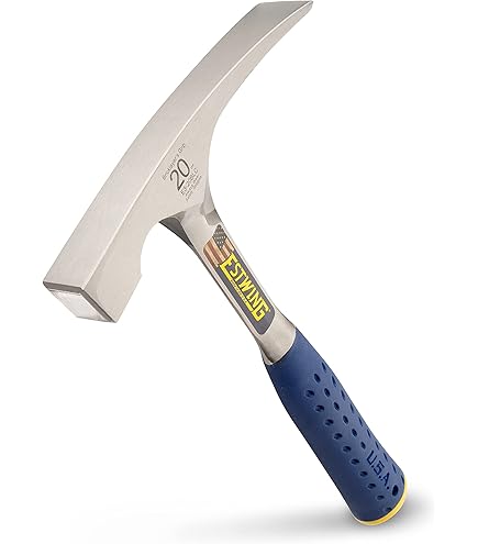 Goldblatt 20 Oz Brick Hammer - 12 Inch Hickory Handle Masonry Tool For Professionals