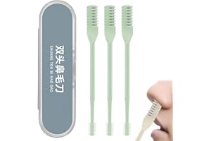 COTTNY Double Sided Nose Hair Knife, 2-in-1 Face Hair Trimming Tool, Nose Hair Knife, for Men Women, Enhanced Nose Hair Trimmer Clipper, 360 Degree Rotating Double Head Nose Hair Trimmer (D)