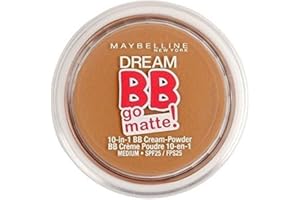 MAYBELLINE NEW YORK Maybelline Dream BB Go Matte 10 in 1 BB Cream-Powder 11g SPF25 - Medium