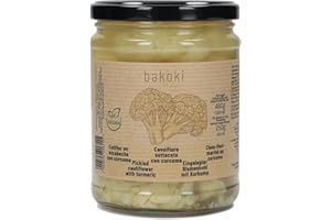 ‎BAKOKI BAKOKI Premium eingelegter Blumenkohl mit Kurkuma, 480g (1er Pack)