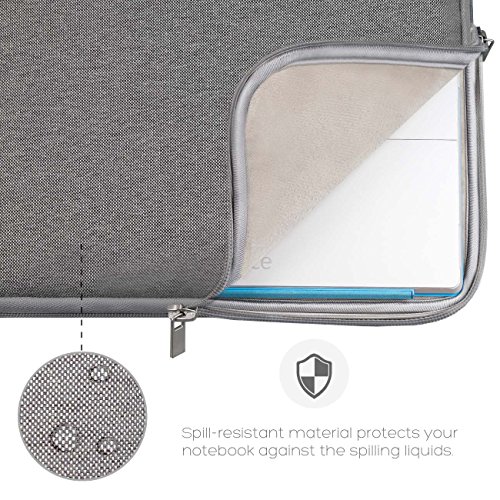 Inateck Microsoft Surface Pro 2017 und 12 3 Zoll Surface Pro 4 3 2 1 Sleeve H  lle Tasche  Dunkelgrau