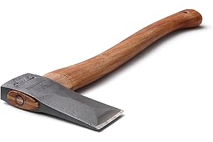 Ascia da spacco forgiata a mano KLY SV 510mm in acciaio di qualità svedese I Hultafors I Forgiata in Svezia I 1390g Ascia premium con manico in hickory I Riaffilabile I 840581