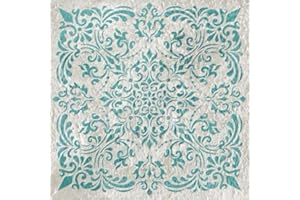 TODO-STENCIL Home Decor Adamascado 024 Außenmaße: 50 x 50 cm Innenmaße Design 47 x 47 cm