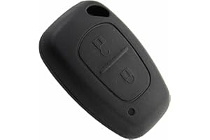 LMD Coque clé télécommande Compatible avec Renault Kangoo Trafic Master Opel Vivaro Movano Vauxhall 2 Boutons