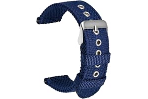 ULLCHRO Nylon Cinturini Orologi Alta qualità Orologi Bracciale Militari Esercito - 18mm, 20mm, 22mm, 24mm Cinturino Orologio Fibbia Dell'acciaio Inossidabile