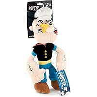 Braccio di Ferro (Popeye) - personaggi principali giocattoli di peluche - qualità super morbida (32cm, Popeye Blister)