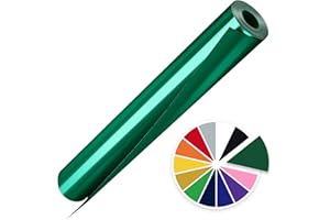 Artcut HTV Vinyl Roll 12" X 10ft (30.5 * 305cm), Adhesive Heat Transfer Vinyl, Printable Permanent Vinyl for DIY Projects, Clothing, Hat, T-Shirt, Signs, Logo, Scrapbooking (Green)