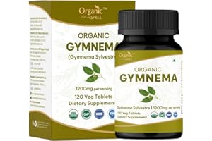 ORGANIC SPREE GYMNEMA 120 Tablets | Gymnema Sylvestre (Gymnema) | USDA Organic Certified | Organic and Natural 120tab (1)