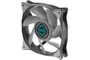 Iceberg Thermal IceGALE Xtra 120mm- 3000 RPM, 4 Pines, PWM, Rendimiento Extremo, Ventilador de PC de 120 mm(120mm, gris)
