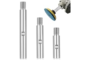 YILUXMYYXGS 3 pezzi di prolunga per smerigliatrice angolare, M14, prolunga per lucidatrice angolare, asta di prolunga per auto (75 mm/100 mm/140 mm)