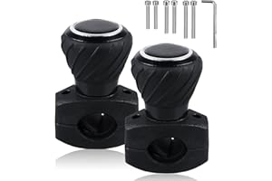MEYAGOT Universal Lenkradknauf Spinner,2 Stücke Lenkradknauf Traktor,360° Universal Auto Lenkradknauf,Universelles Lenkrad Drehknopf,Lenkradknauf Lenkhilfe Für Autos Und Rasentraktor,KFZ,LKW,Traktor