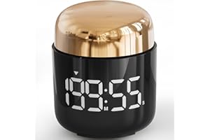 MeesMeek Digital Kitchen Timer,Countdown Countup Timer with Large LED Display Volume Adjustment,Timer for Cooking, Classroom Time for Kids and Teachers. (Gold)
