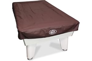 Baize Master 7ft Fitted Leatherette Pool Table Cover - For 7 Foot Tables - Protects Against Sunlight, Spills & Dust (Brown)