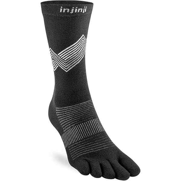 Injinji Unisex Liner Crew Merino sokken, bos, 37|38|39|40