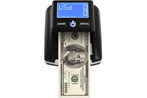 HINOPY Money Counting Machine and Money Counting Machine Currency Counter for Euro Dollar Pound Machine