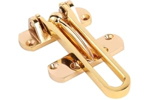 BAOGU Tür Riegel Sicherheits Türriegel TÜRSICHERUNG Türkette Sicherheitskette Gold