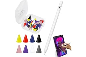 FAVSON 40 PCS Pencil Tip Cover Protector Compatible for Apple Pencil 1st and 2nd Generation Tips, Silicone Nibs Colour Cover Compatible with Apple Pencil Tips for Drawing Noiseless Writing