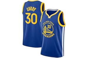 ZeYuKeJi Los Hombres de Jersey-NBA Jersey nuevos Guerreros Guerreros # 30 Curry de Malla de Baloncesto Jersey Retro conmemorativo del Baloncesto Camiseta sin Mangas (Color : Blue, Size : XL)