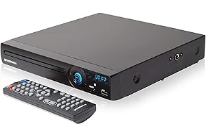 Grouptronics GTDVD-181 Compact Multi Region DVD Player & Karaoke Player with USB, HDMI & Scart Output - Easy Setup