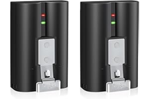 POWELYT 2 Batterie per Ring(3.65V 6040mAh),Batteria ricaricabile a sgancio rapido compatibile con Video Doorbell 2(Comunicato 2024)/3/4/3 Plus,Stick Up Cam Battery (2nd & 3rd Gen),Spotlight Cam,Intercom