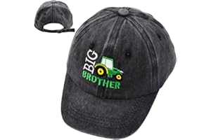 FCXVXCL Cute Casquette de Baseball pour Enfant, Tractor Casquette et Lunettes de Soleil Chapeau de Soleil Dessin Animé Casquettes Broderie de Baseball Réglable Chapeau