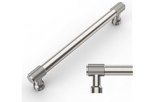 Amerdeco 10 pezzi Maniglie per Mobili Nichel Satinato da Cucina Distanza fori 160mm Maniglie cucina armadietti in maniglie cucina per maniglie cassetti UK0070