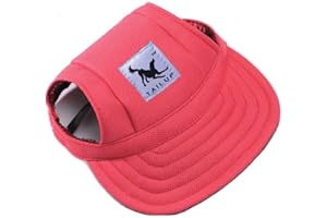 MoonyLI Pet Dog Baseball Cap Dog Sunscreen Hat Visor Cap Sports de Plein air Hat réglable Dog Hat, pour Les Chiens Grands, Moyens et Petits