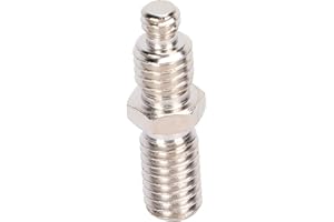 Gaeirt Tornillo de conversión, Tornillo de conversión de cámara de 1/4 a 3/8 Estable Se Siente cómodo para trípodes para fotografía Accesorios para monopie para Placas de liberación rápida.(E8)